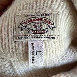 Giorgio Armani White Knitwear